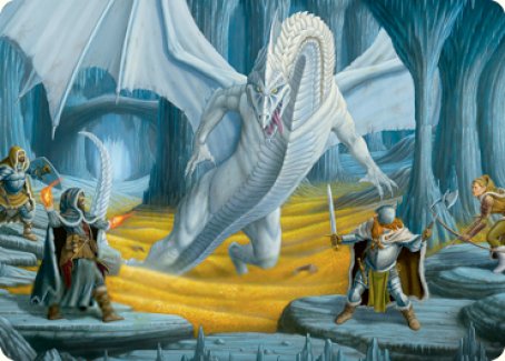 Cave of the Frost Dragon Art Card [Dungeons & Dragons: Adventures in the Forgotten Realms Art Series] | Magic Magpie