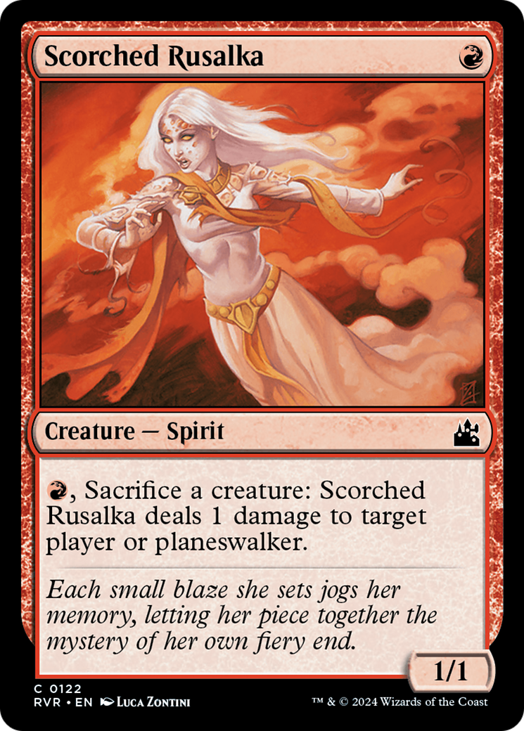 Scorched Rusalka [Ravnica Remastered] | Magic Magpie