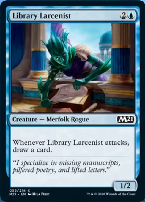 Library Larcenist [Core Set 2021] | Magic Magpie