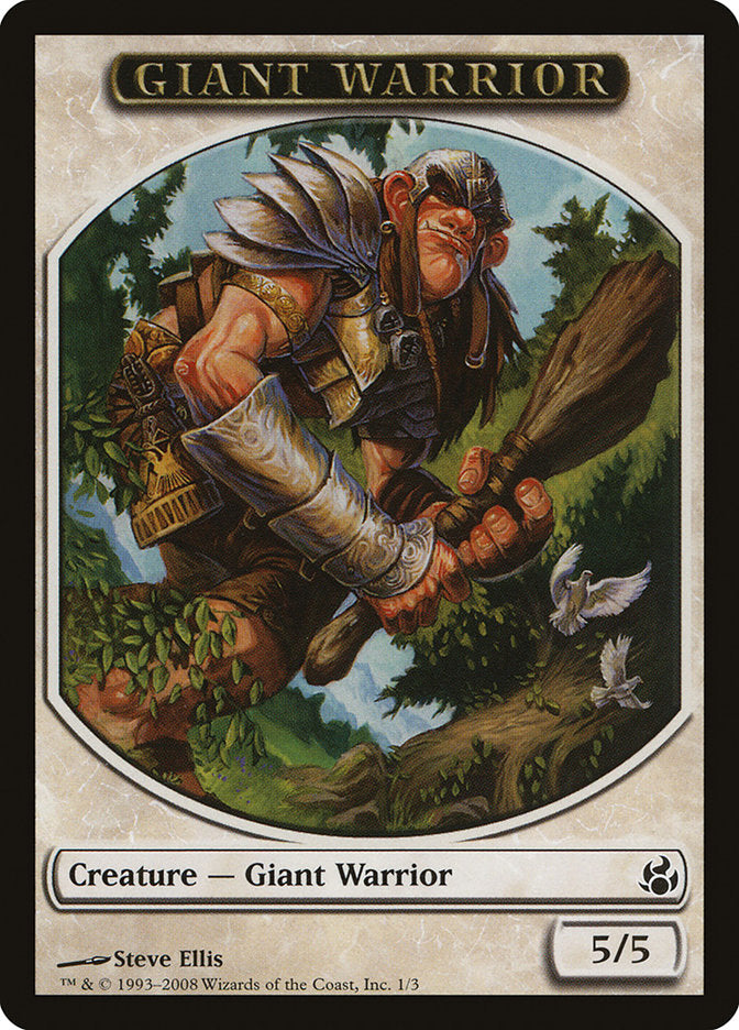 Giant Warrior [Morningtide Tokens] | Magic Magpie