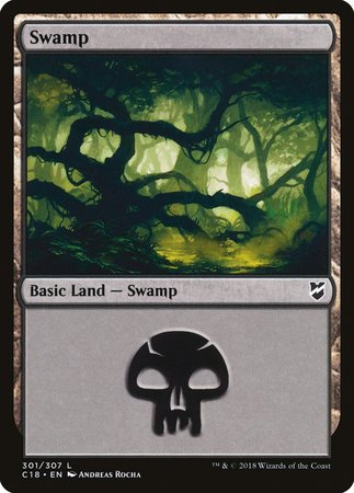 Swamp (301) [Commander 2018] | Magic Magpie