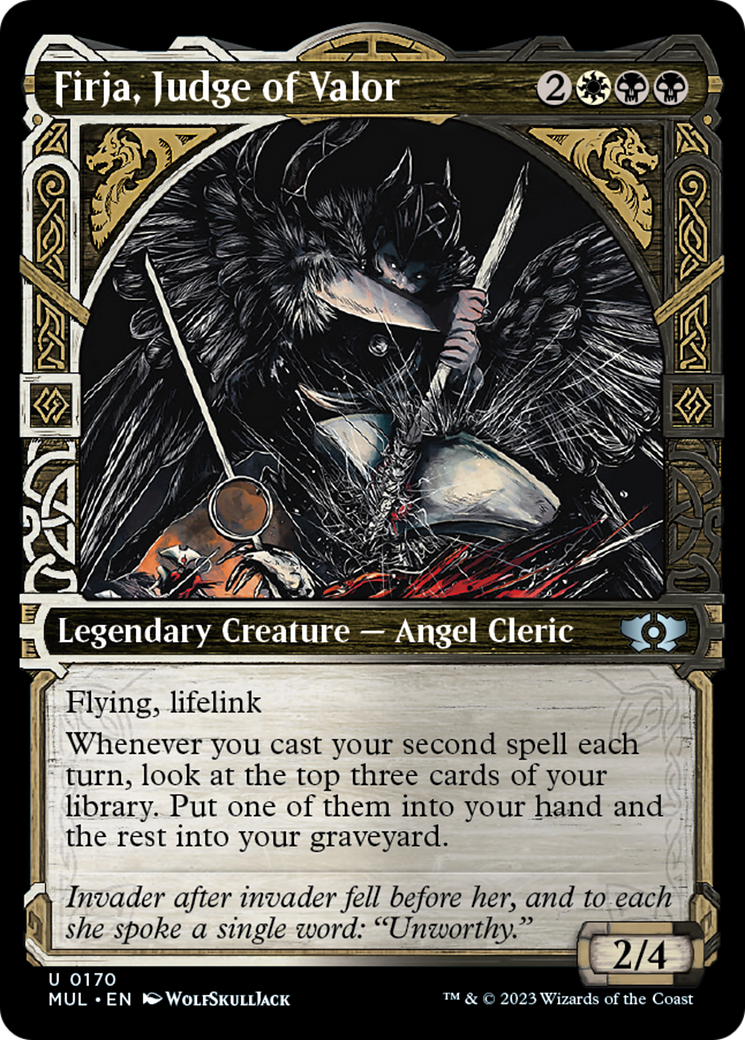 Firja, Judge of Valor (Halo Foil) [Multiverse Legends] | Magic Magpie