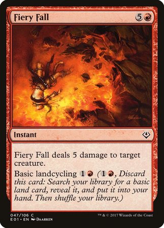 Fiery Fall [Archenemy: Nicol Bolas] | Magic Magpie