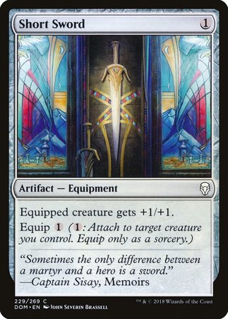 Short Sword [Dominaria] | Magic Magpie