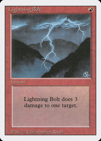 Lightning Bolt [Revised Edition] | Magic Magpie