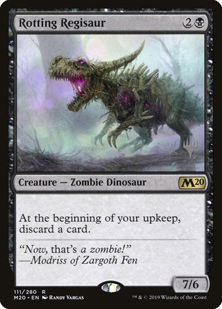 Rotting Regisaur [Core Set 2020 Promos] | Magic Magpie