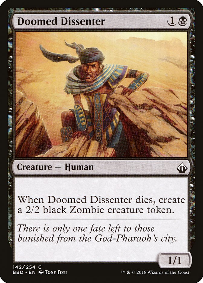 Doomed Dissenter [Battlebond] | Magic Magpie