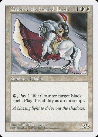 Order of the Sacred Torch [Fifth Edition] | Magic Magpie