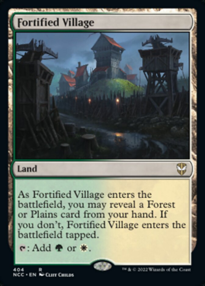 Fortified Village [Streets of New Capenna Commander] | Magic Magpie