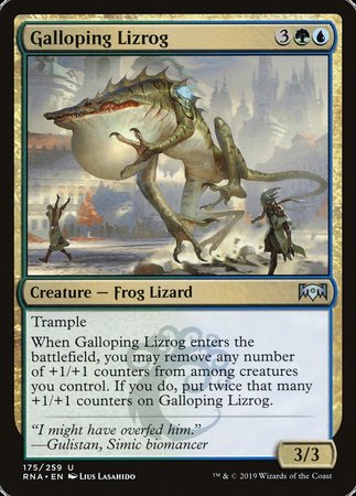 Galloping Lizrog [Ravnica Allegiance] | Magic Magpie