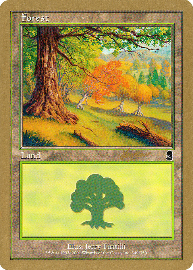 Forest (shh349) (Sim Han How) [World Championship Decks 2002] | Magic Magpie