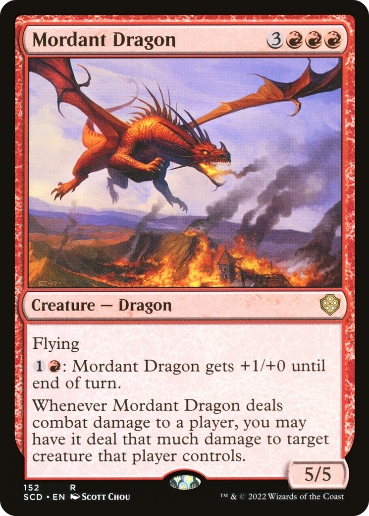 Mordant Dragon [Starter Commander Decks] | Magic Magpie