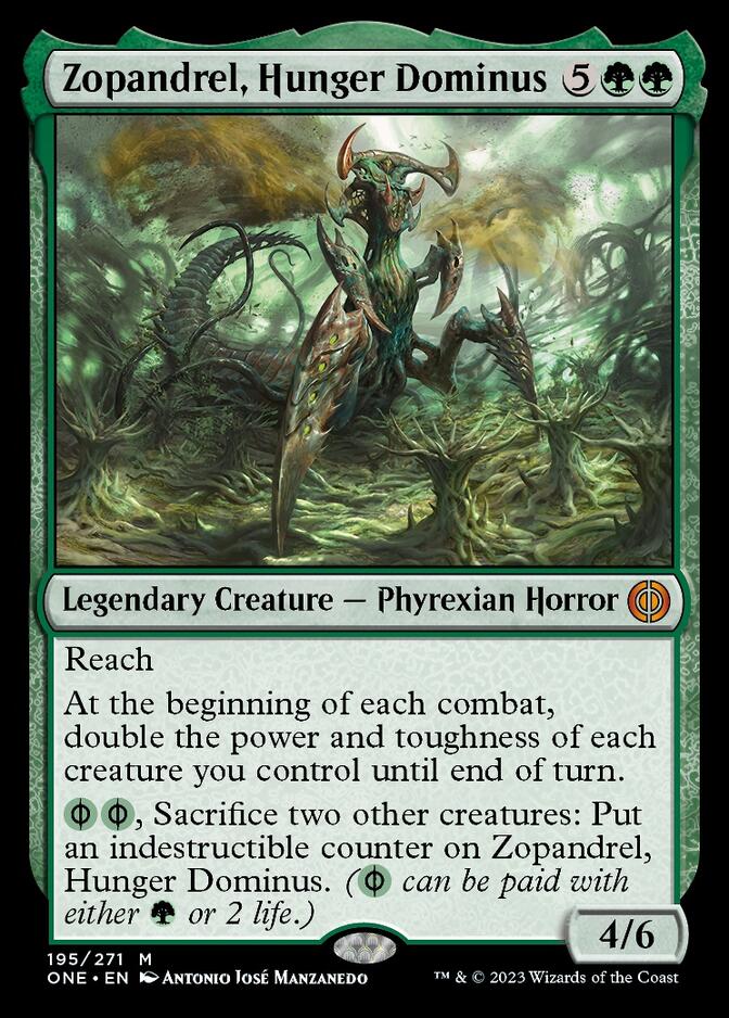 Zopandrel, Hunger Dominus [Phyrexia: All Will Be One] | Magic Magpie