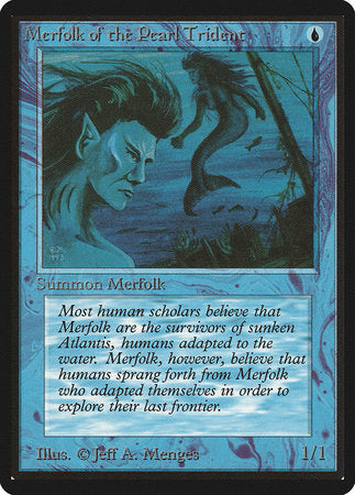 Merfolk of the Pearl Trident [Limited Edition Beta] | Magic Magpie