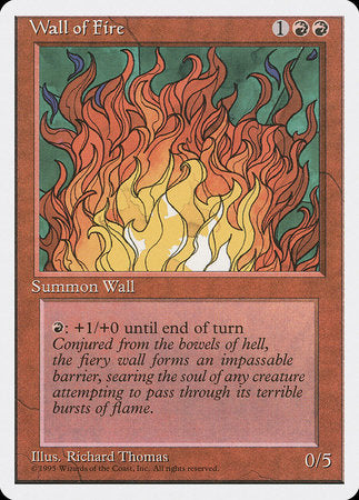 Wall of Fire [Fourth Edition] | Magic Magpie