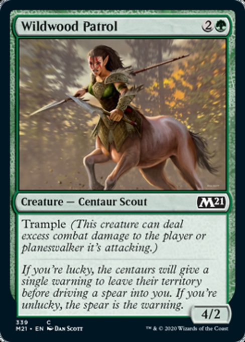 Wildwood Patrol [Core Set 2021] | Magic Magpie