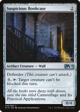 Suspicious Bookcase [Core Set 2019] | Magic Magpie