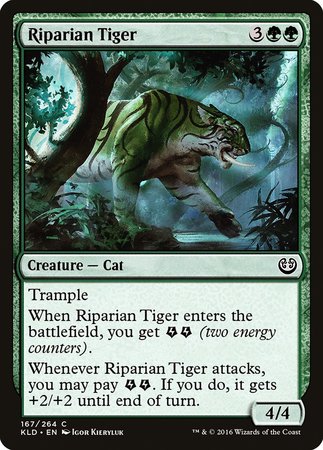 Riparian Tiger [Kaladesh] | Magic Magpie