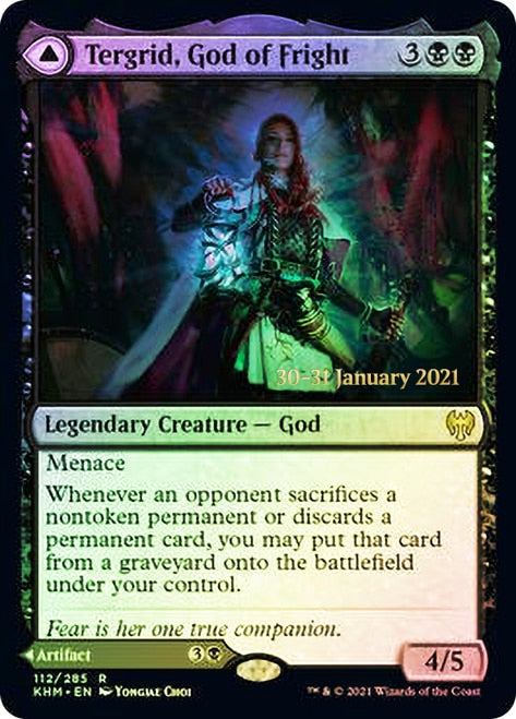 Tergrid, God of Fright // Tergrid's Lantern  [Kaldheim Prerelease Promos] | Magic Magpie