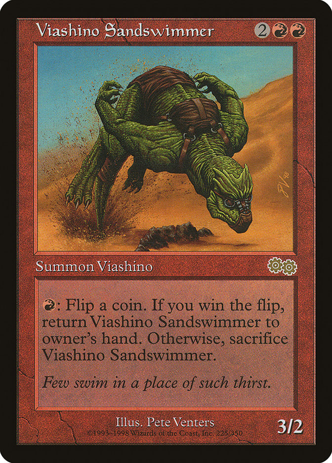 Viashino Sandswimmer [Urza's Saga] | Magic Magpie