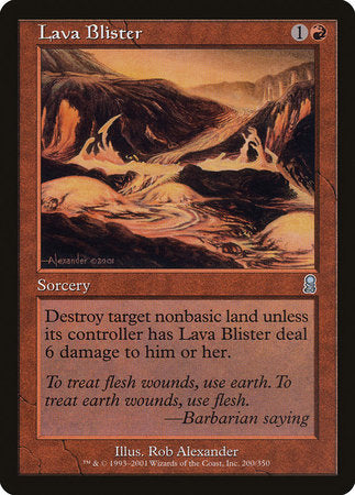 Lava Blister [Odyssey] | Magic Magpie