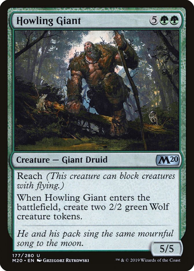 Howling Giant [Core Set 2020] | Magic Magpie