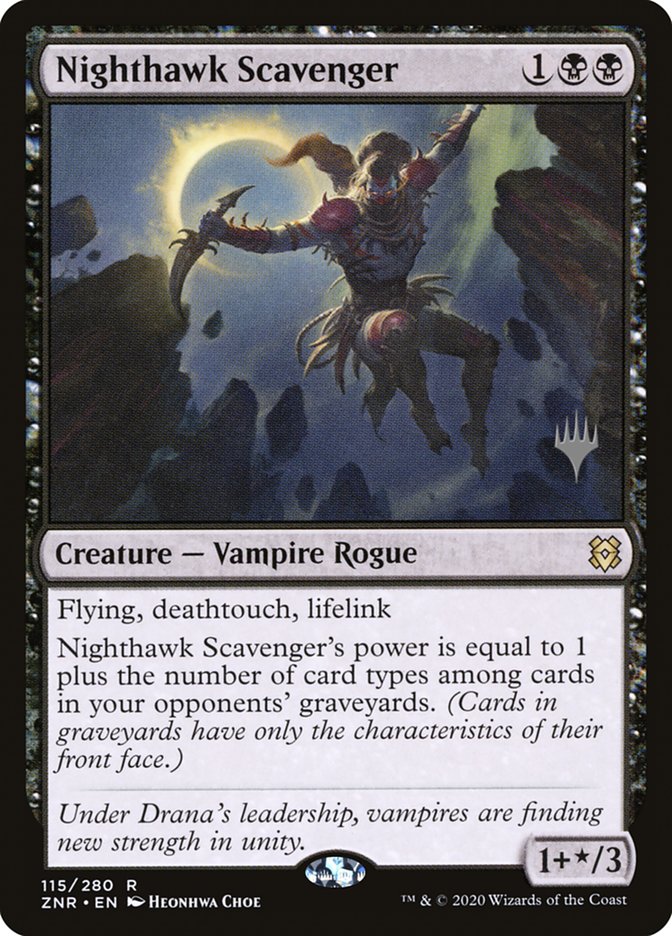 Nighthawk Scavenger (Promo Pack) [Zendikar Rising Promos] | Magic Magpie