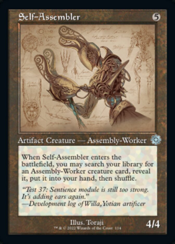 Self-Assembler (Retro Schematic) [The Brothers' War Retro Artifacts] | Magic Magpie