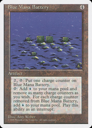 Blue Mana Battery [Fourth Edition] | Magic Magpie