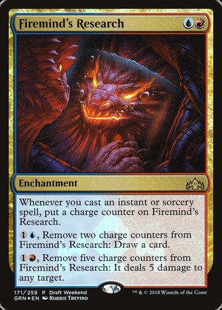 Firemind's Research [Guilds of Ravnica Promos] | Magic Magpie