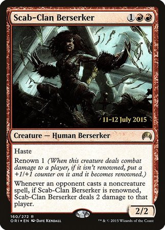 Scab-Clan Berserker [Magic Origins Promos] | Magic Magpie