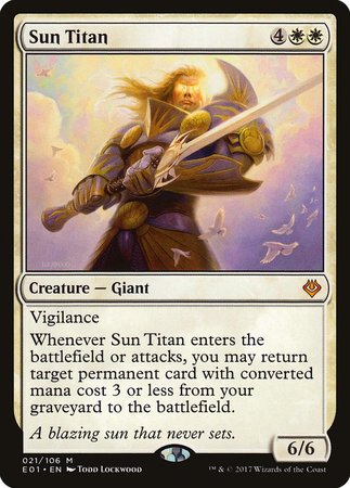 Sun Titan [Archenemy: Nicol Bolas] | Magic Magpie