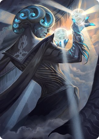 Queza, Augur of Agonies Art Card [Streets of New Capenna Art Series] | Magic Magpie