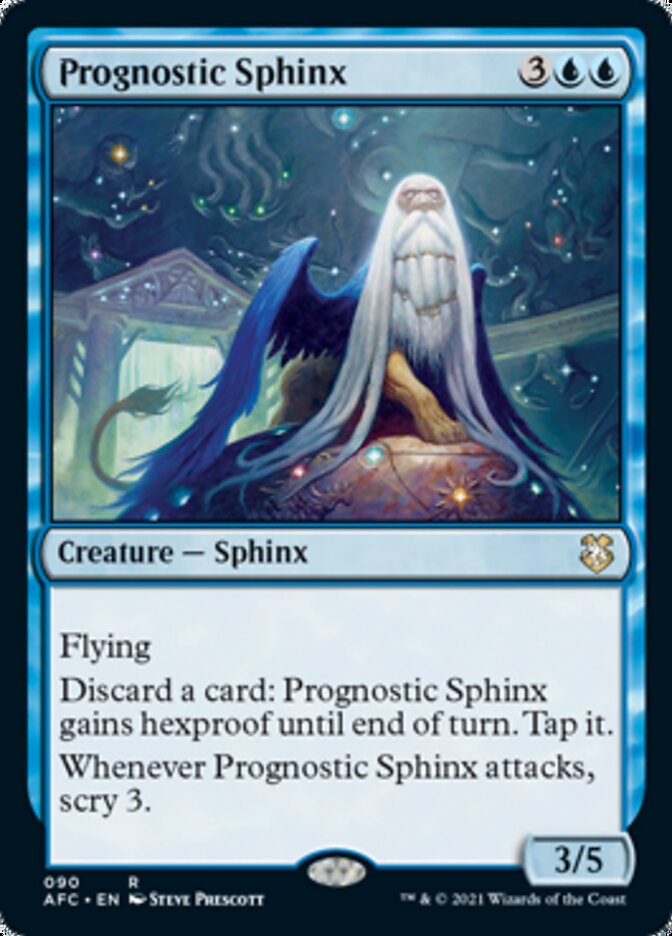 Prognostic Sphinx [Dungeons & Dragons: Adventures in the Forgotten Realms Commander] | Magic Magpie