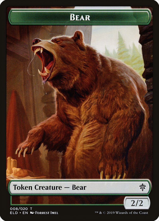 Bear [Throne of Eldraine Tokens] | Magic Magpie