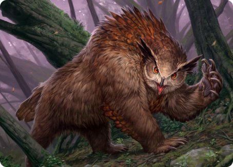 Owlbear Art Card [Dungeons & Dragons: Adventures in the Forgotten Realms Art Series] | Magic Magpie