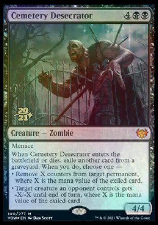 Cemetery Desecrator [Innistrad: Crimson Vow Prerelease Promos] | Magic Magpie