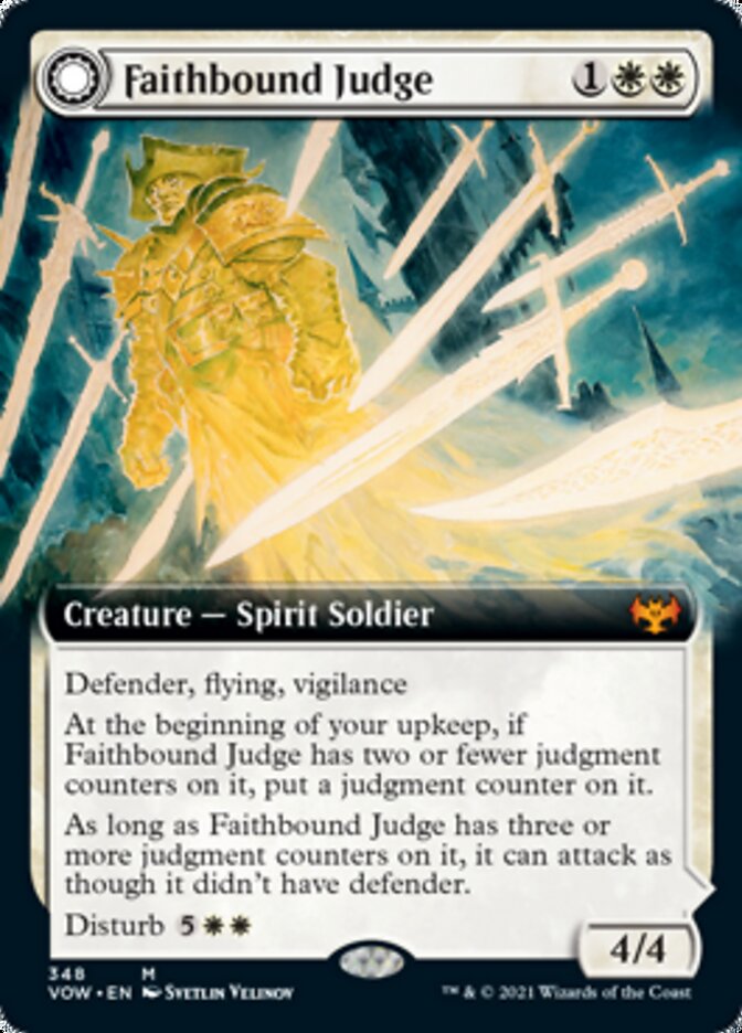 Faithbound Judge // Sinner's Judgment (Extended) [Innistrad: Crimson Vow] | Magic Magpie