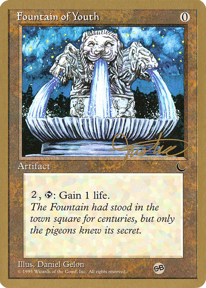 Fountain of Youth (Mark Justice) (SB) [Pro Tour Collector Set] | Magic Magpie