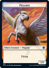 Pegasus // Faerie Double-Sided Token [Starter Commander Decks] | Magic Magpie