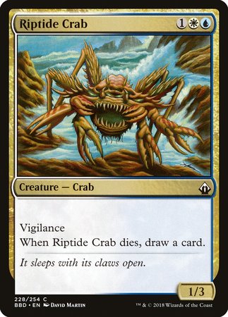 Riptide Crab [Battlebond] | Magic Magpie