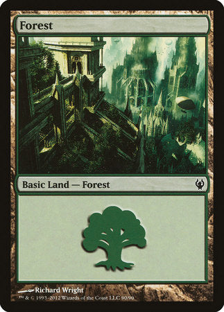 Forest (90) [Duel Decks: Izzet vs. Golgari] | Magic Magpie