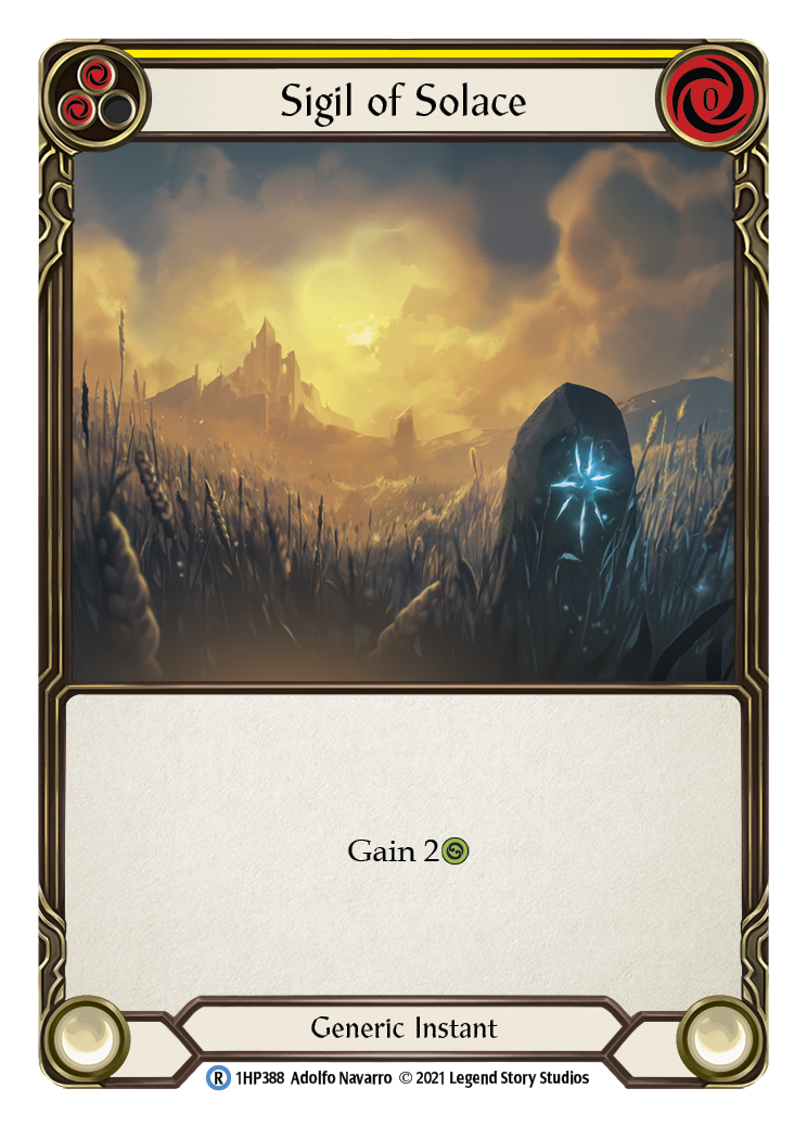 Sigil of Solace (Yellow) [1HP388] | Magic Magpie