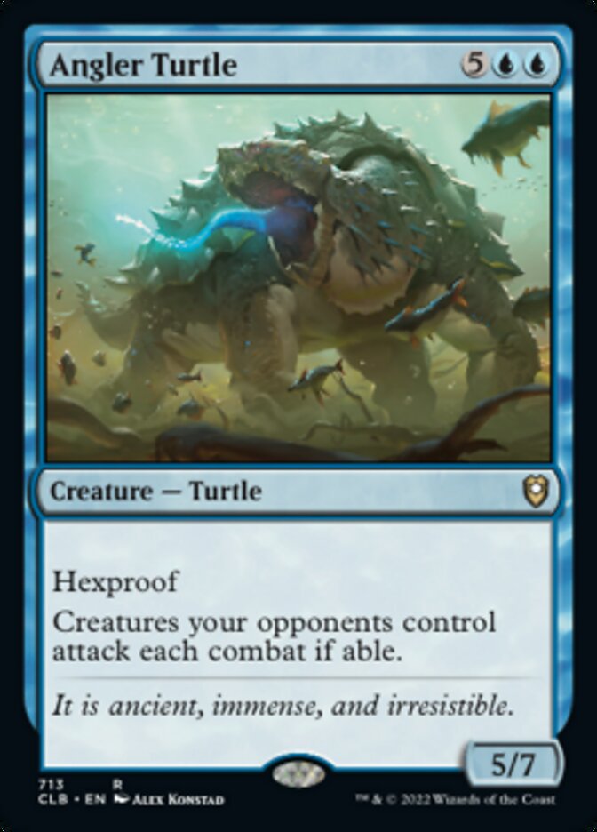 Angler Turtle [Commander Legends: Battle for Baldur's Gate] | Magic Magpie