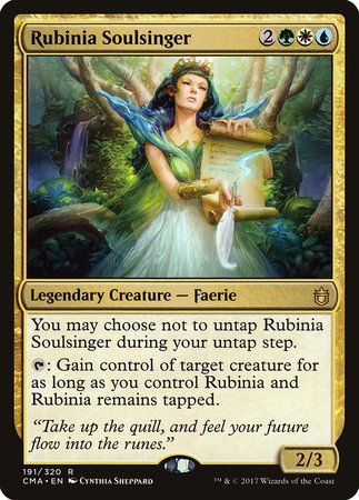 Rubinia Soulsinger [Commander Anthology] | Magic Magpie