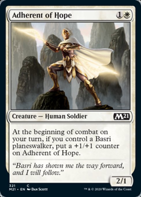 Adherent of Hope [Core Set 2021] | Magic Magpie