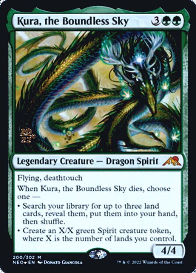 Kura, the Boundless Sky [Kamigawa: Neon Dynasty Prerelease Promos] | Magic Magpie