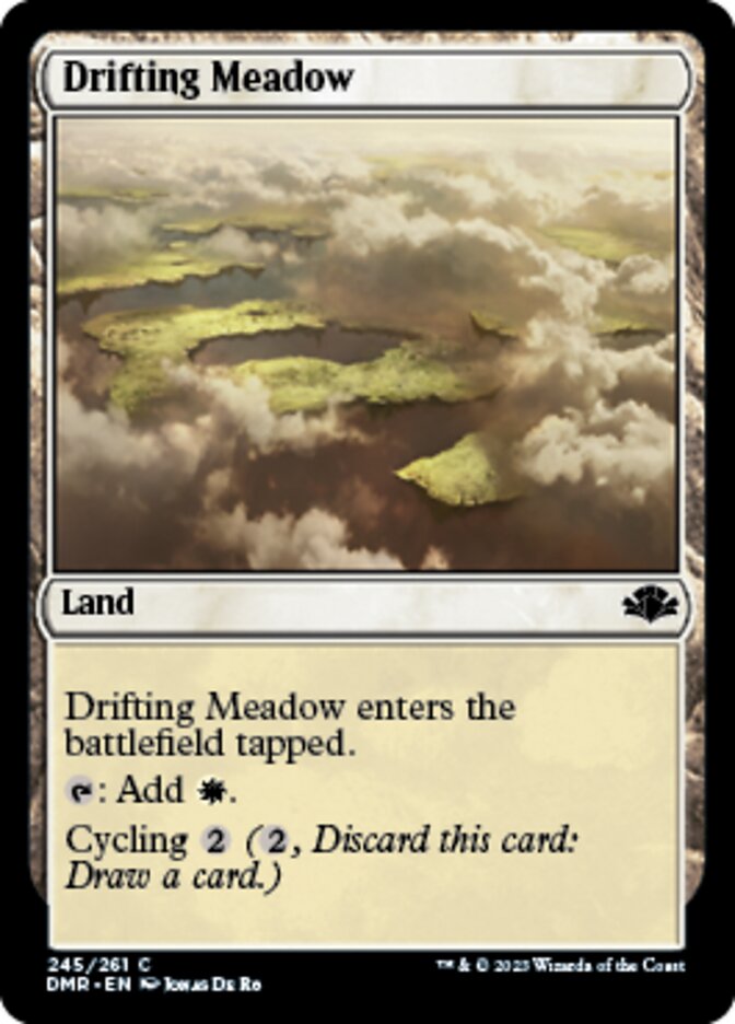 Drifting Meadow [Dominaria Remastered] | Magic Magpie