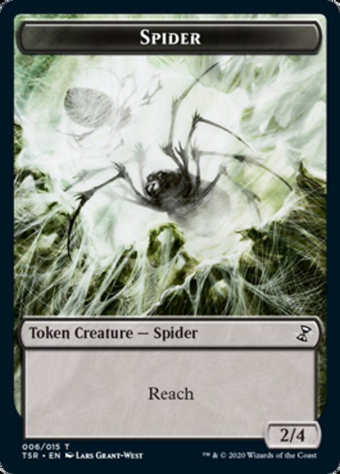 Spider Token [Time Spiral Remastered Tokens] | Magic Magpie