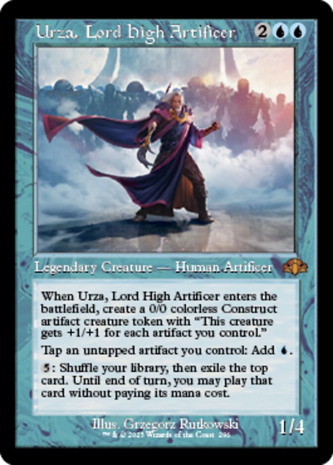 Urza, Lord High Artificer (Retro) [Dominaria Remastered] | Magic Magpie